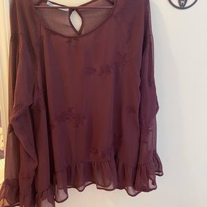 Maurices sheer top